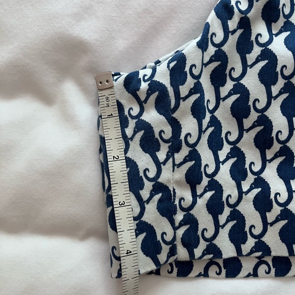 J. Crew Chino Short in Seahorse size 6 blue and white - Picture 8 of 10